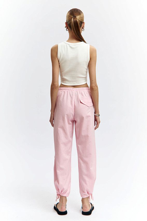 Брюки льняные Van Mich Розовый