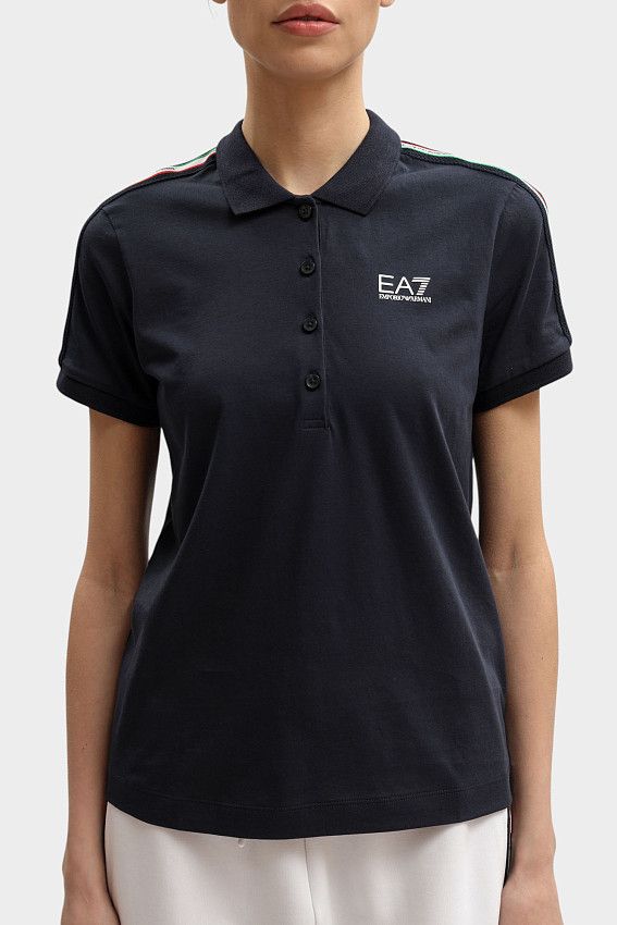 Поло EA7 Синий