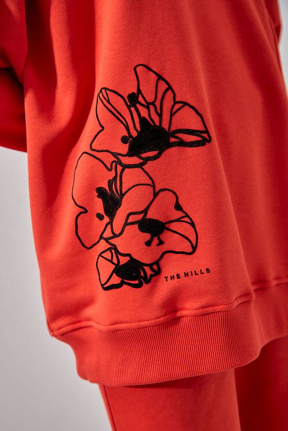 Худи The Hills Красный