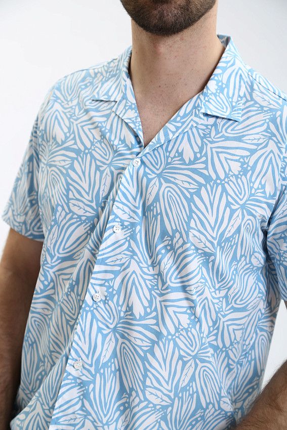 Рубашка Karl Lagerfeld Голубой