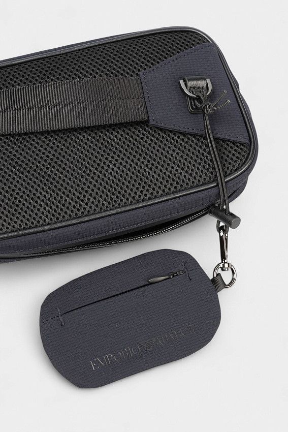 Сумка поясная Emporio Armani Синий