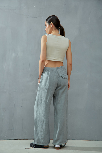 Брюки льняные Van Mich