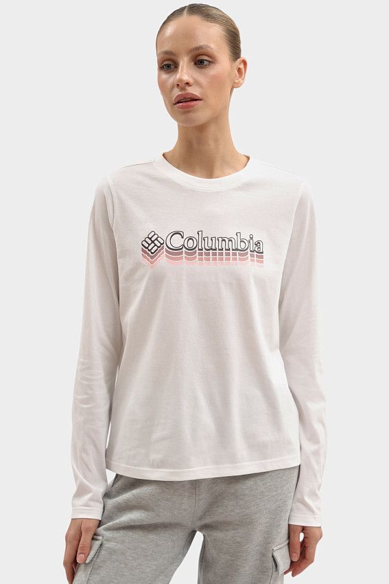 Лонгслив Columbia Белый