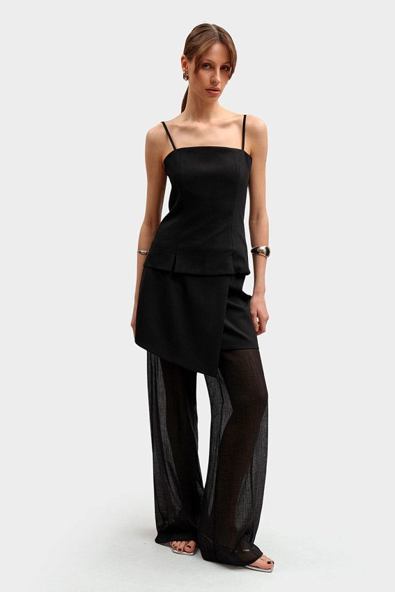 Топ The Hills Черный