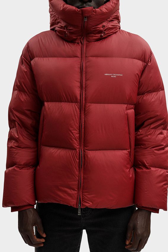 Куртка пуховая Armani Exchange Бордовый