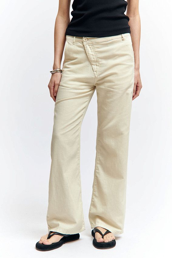 Брюки льняные Van Mich Бежевый
