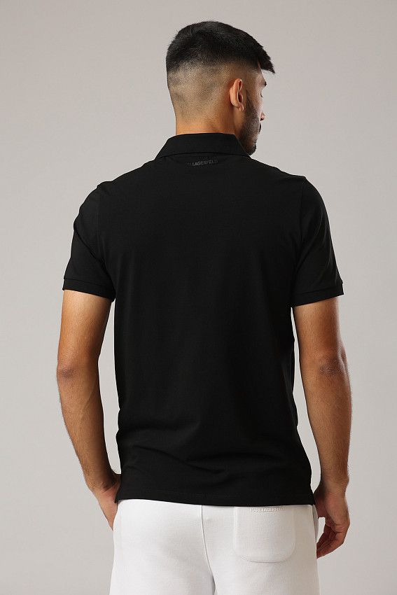 Поло Karl Lagerfeld Черный