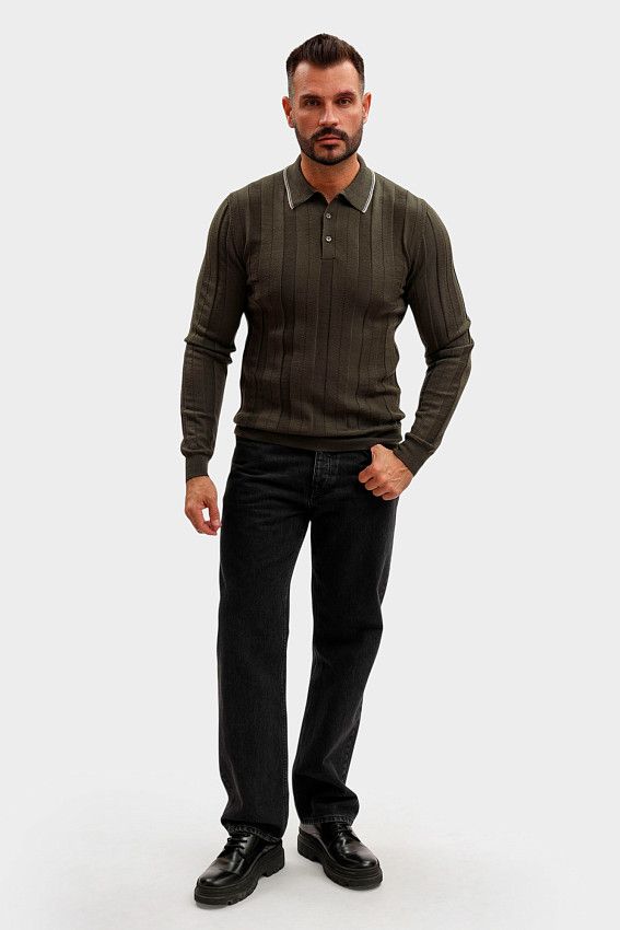 Поло  Trussardi Хаки