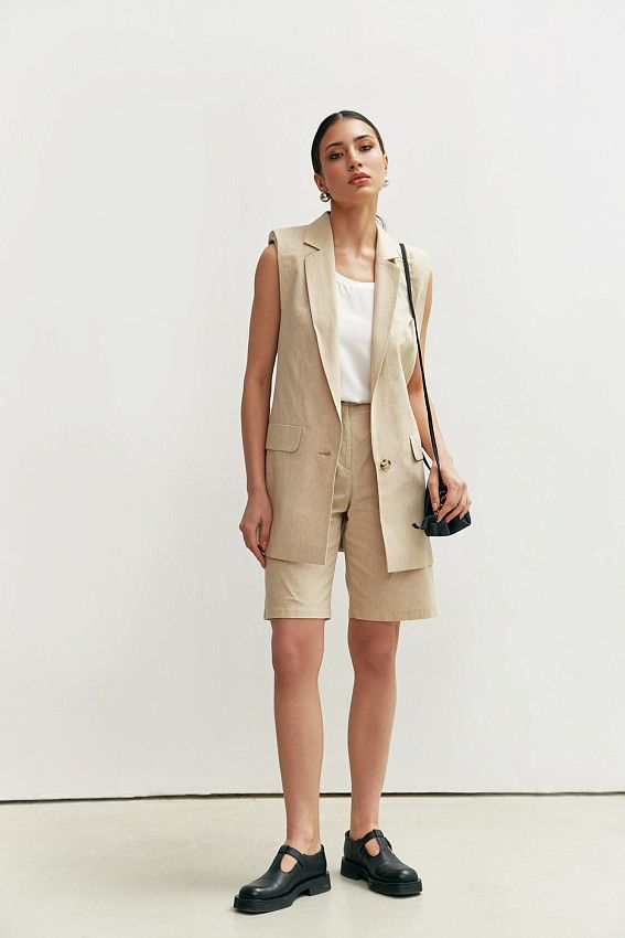 Жилет The Hills Бежевый