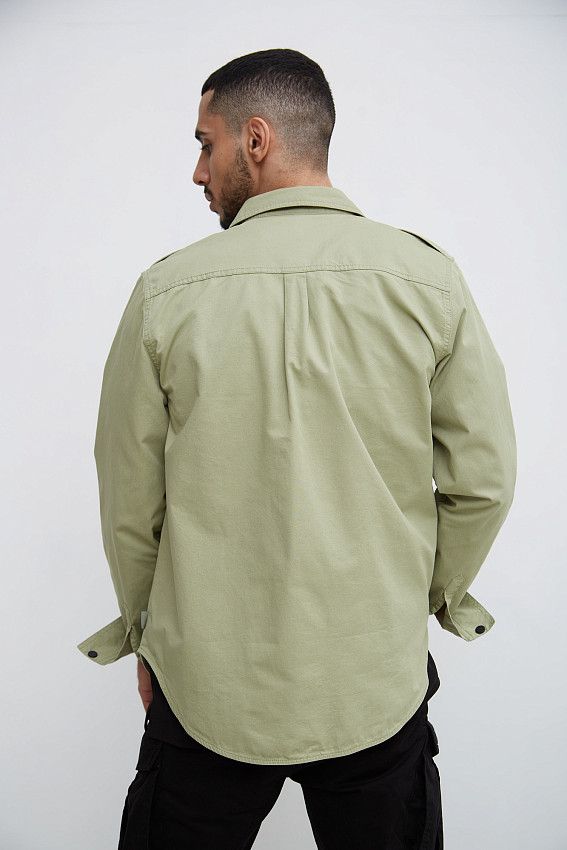 Рубашка с длинным рукавом Van Mich Зеленый