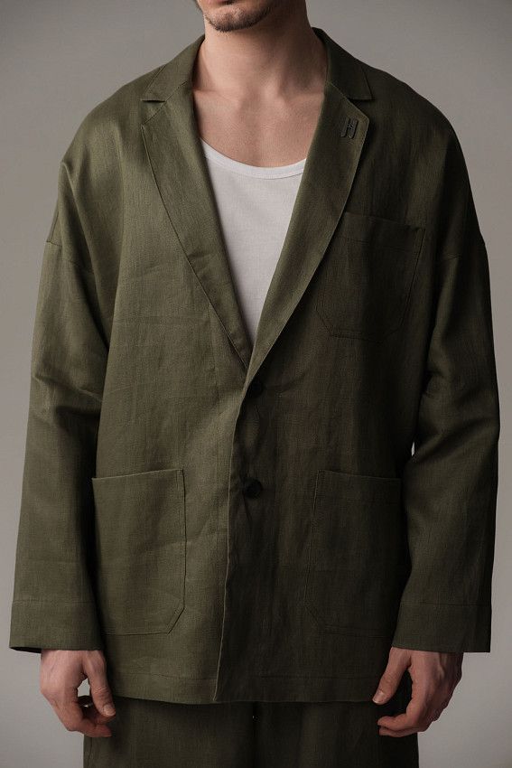 Пиджак The Hills Зеленый