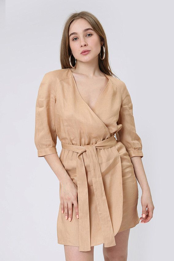 Платье Armani Exchange Бежевый