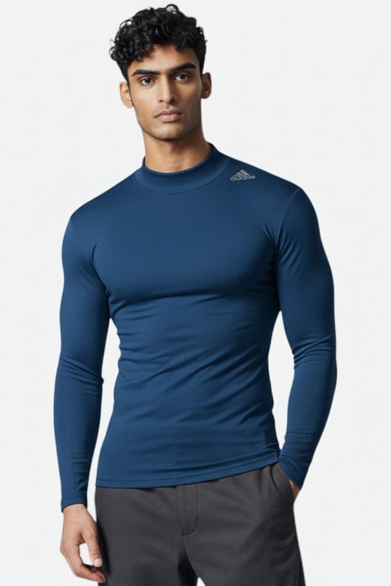 Лонгслив компрессионный Adidas Синий