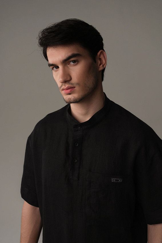 Рубашка с коротким рукавом The Hills Черный