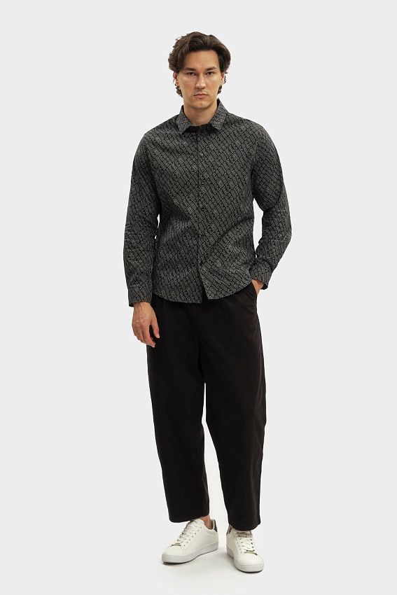 Рубашка с длинным рукавом Bikkembergs Черный