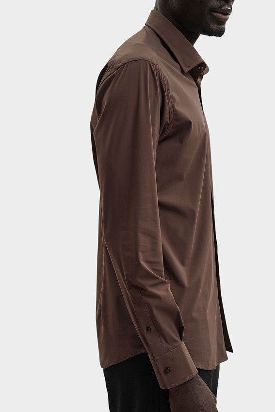 Рубашка Karl Lagerfeld Коричневый