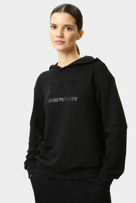 Худи EA7 Черный