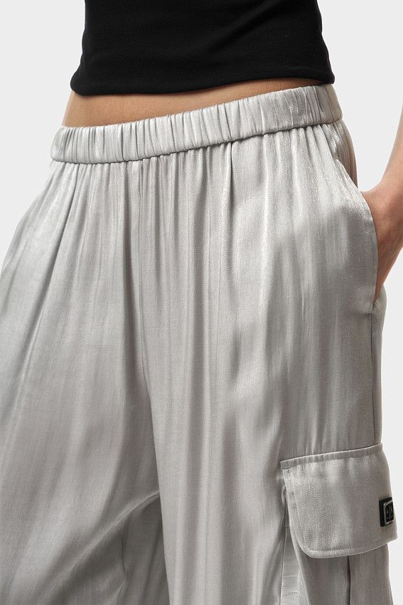 Брюки Armani Exchange Серебряный