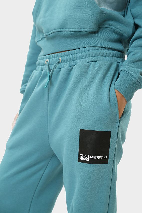 Брюки спортивные Karl Lagerfeld Jeans Голубой