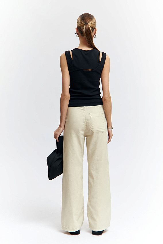 Брюки льняные Van Mich Бежевый