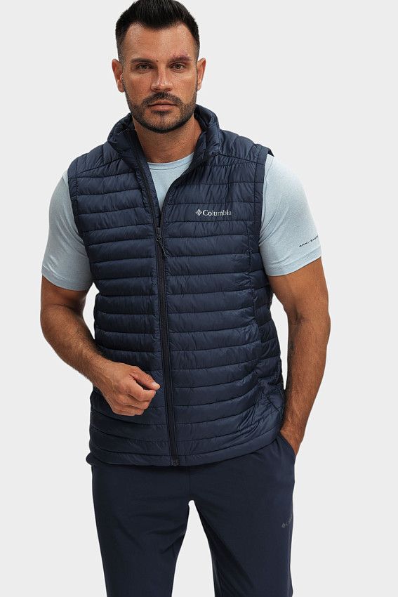 Жилет пуховой Columbia Синий