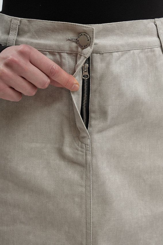 Юбка джинсовая The Hills Бежевый