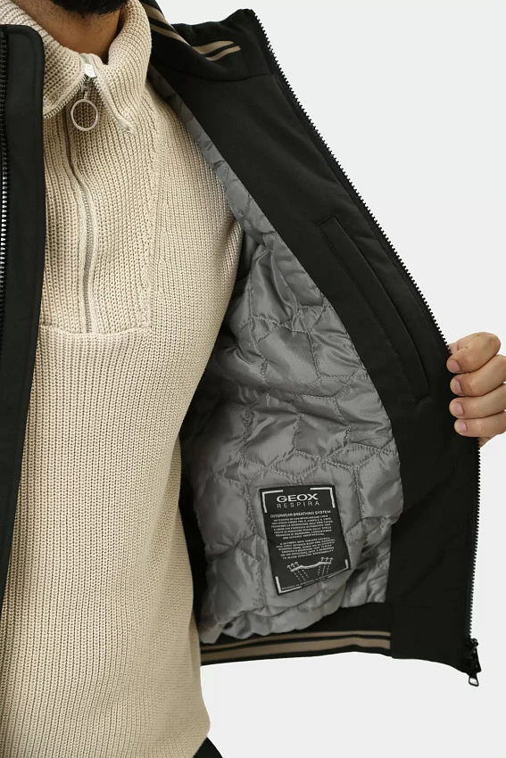 Куртка-бомбер Geox Черный