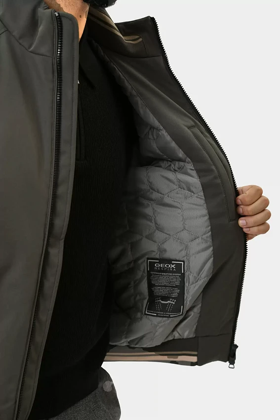 Куртка-бомбер Geox Зеленый