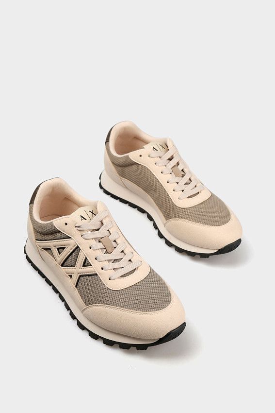 Кроссовки Armani Exchange Бежевый