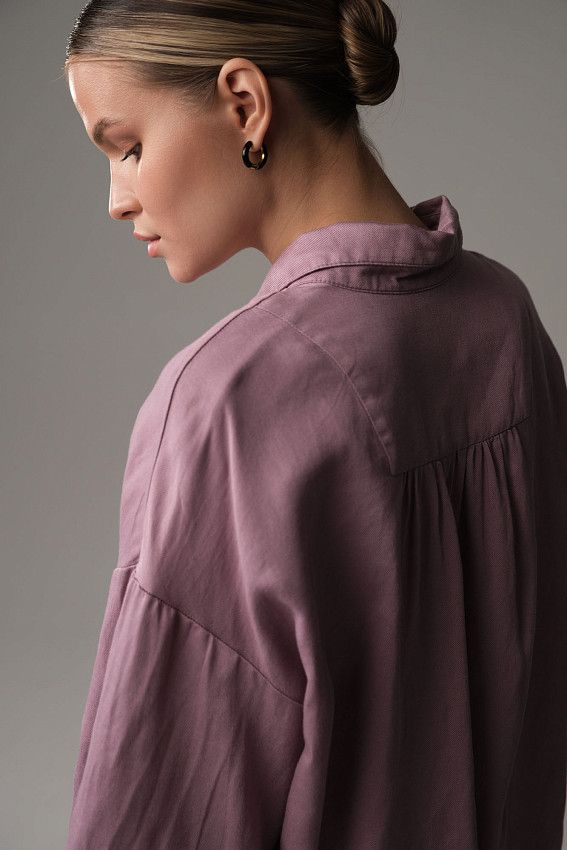 Рубашка с коротким рукавом The Hills Фиолетовый