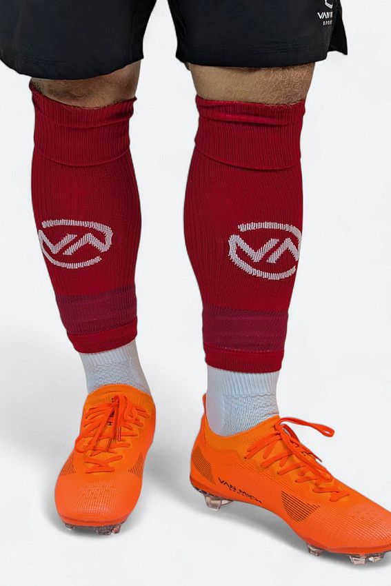 Футбольные гетры обрезки Van Mich Спорт Красный
