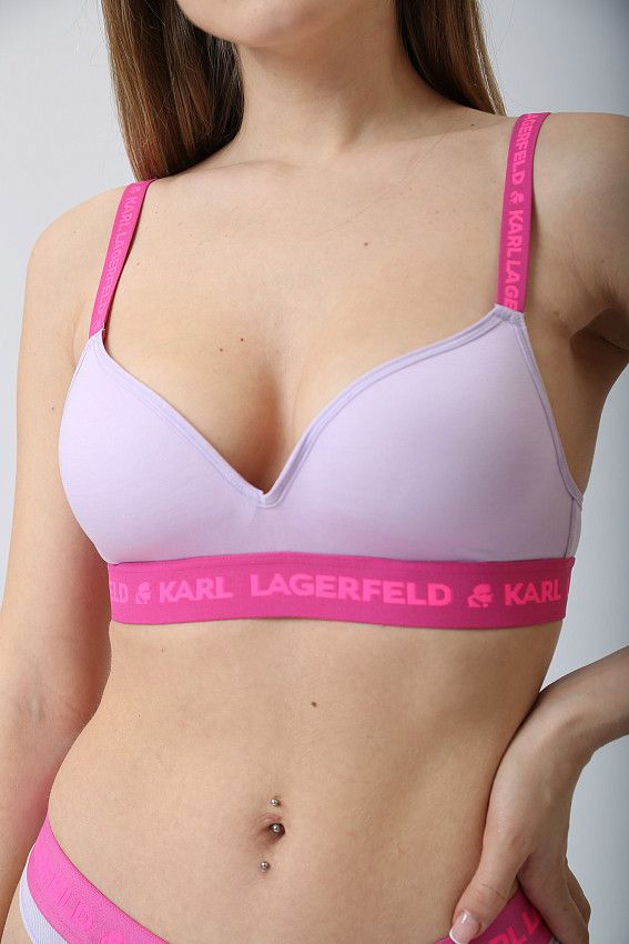 Топ Karl Lagerfeld Фиолетовый