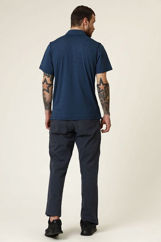 Поло Columbia Синий