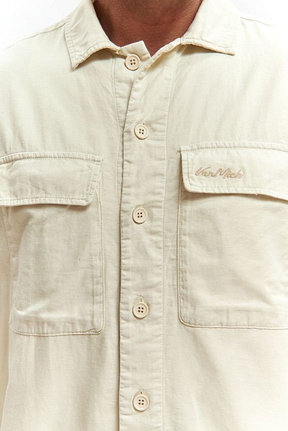 Рубашка льняная Van Mich Бежевый