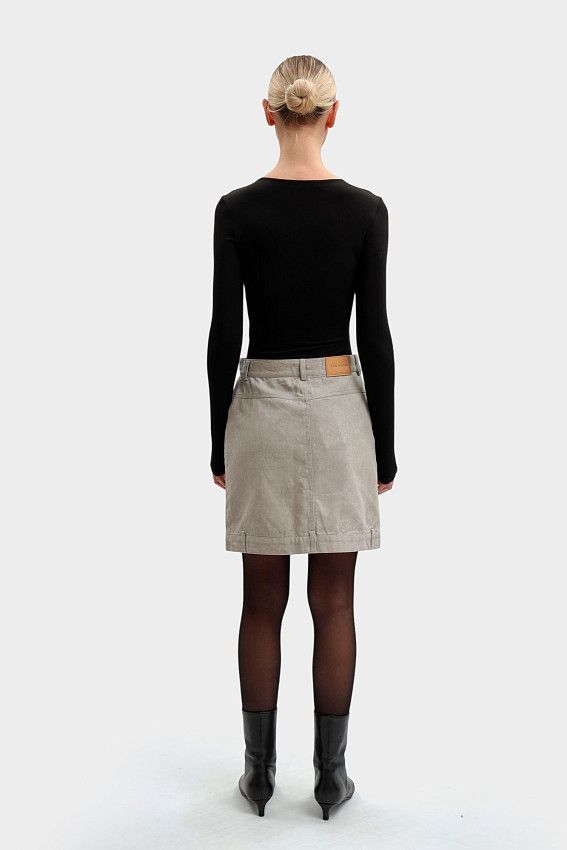 Юбка джинсовая The Hills Бежевый