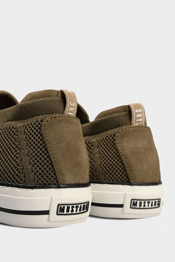 Слипоны Mustang Зеленый