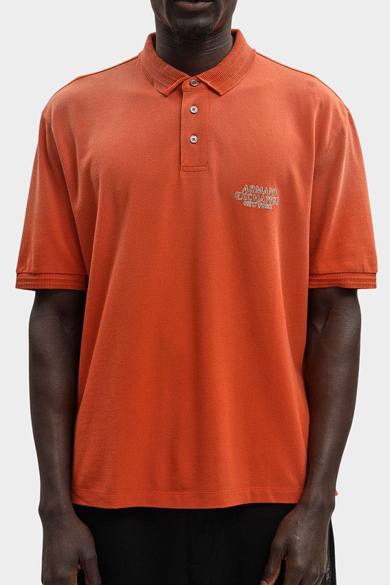 Поло Armani Exchange Оранжевый