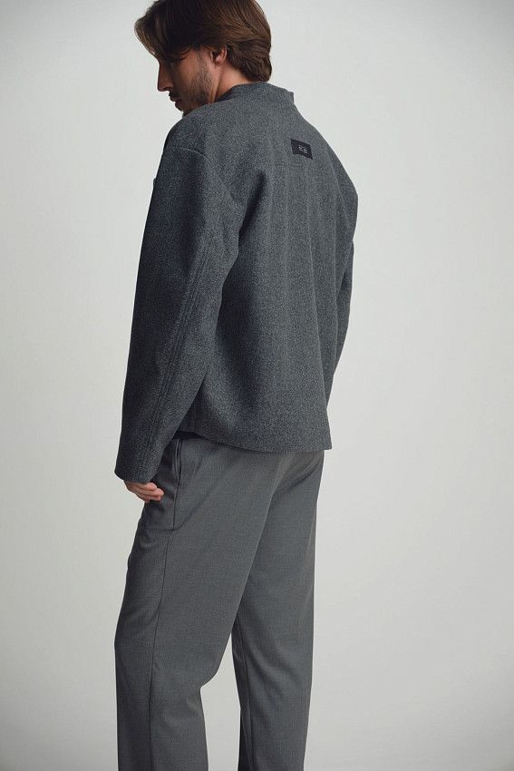 Бомбер The Hills Серый