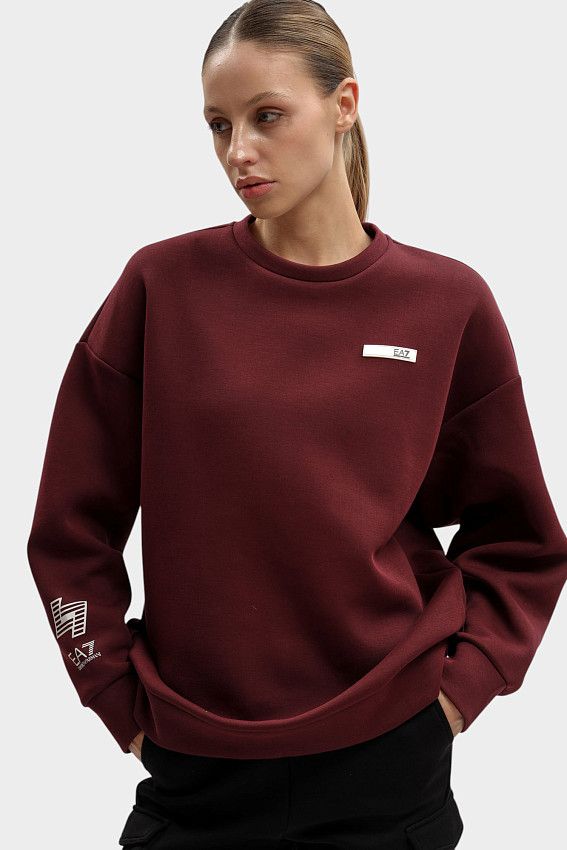 Свитшот EA7 Бордовый