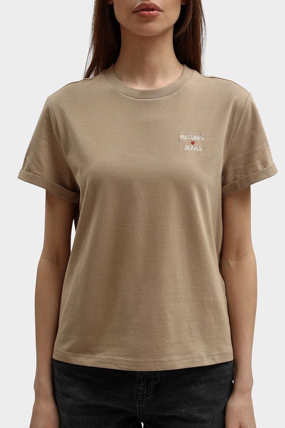 Футболка Mustang Бежевый