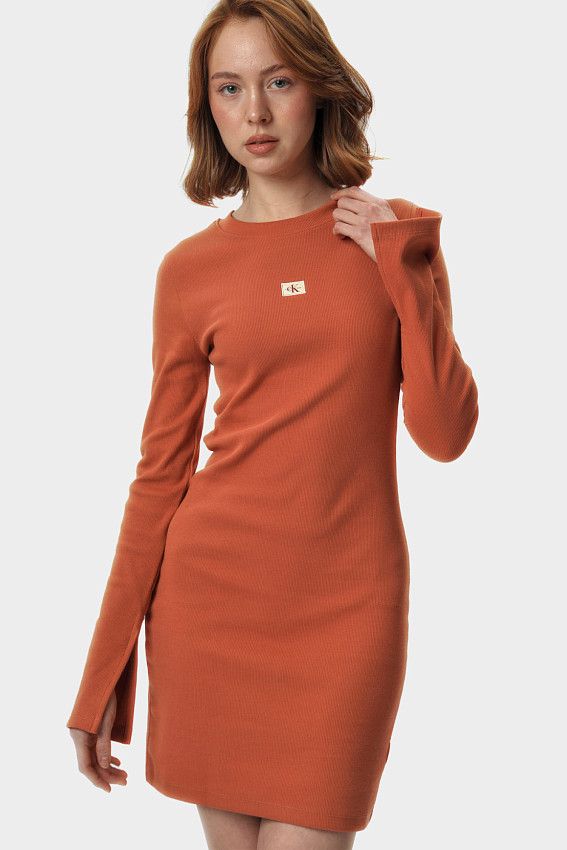 Платье д/р Calvin Klein Jeans Оранжевый