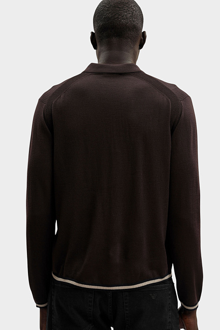 Поло с длинным рукавом Emporio Armani