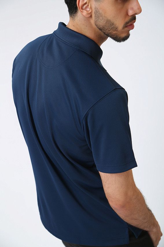 Поло Columbia Синий