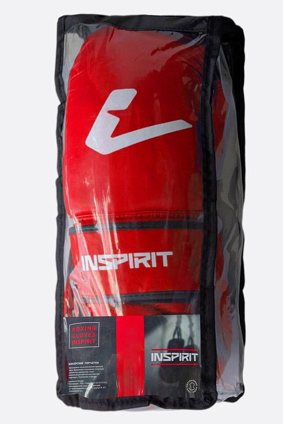 Перчатки боксёрские Inspiriit Красный