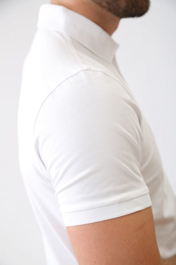 Поло Karl Lagerfeld Белый