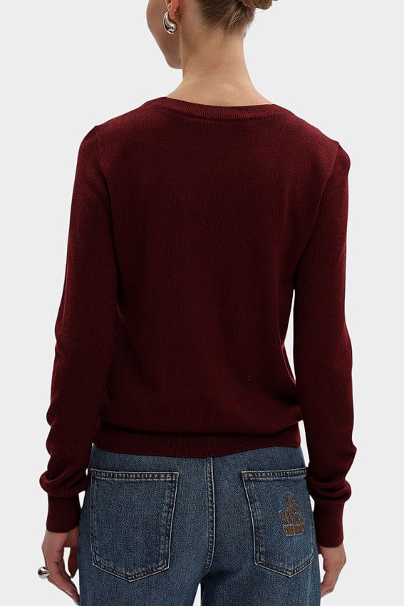 Джемпер Trussardi Бордовый