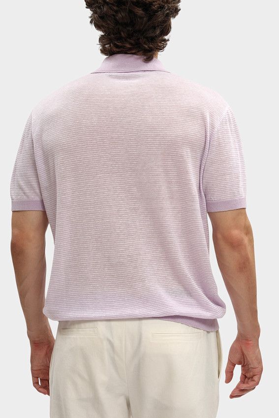 Поло с коротким рукавом Karl Lagerfeld Розовый