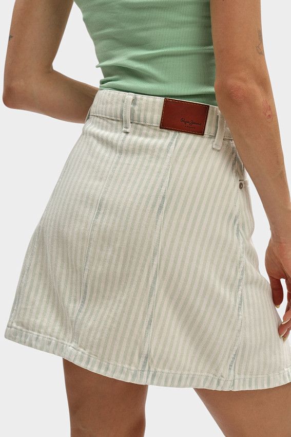 Юбка джинсовая Pepe Jeans Белый