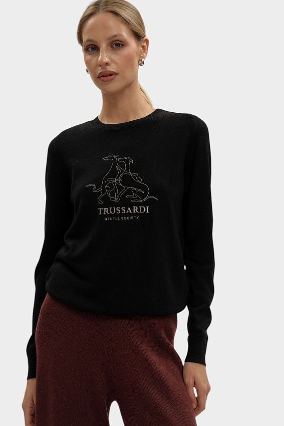 Джемпер Trussardi Черный