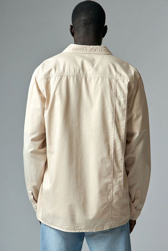 Рубашка с длинным рукавом Van Mich Бежевый